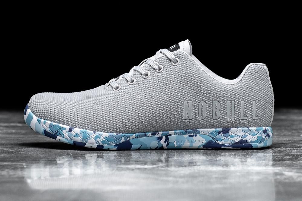 NOBULL Women's Wild Ocean Training Shoes - Gray Blue - Ireland (4916ILVMK)